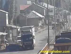 Agri mobesa trafik kaza goruntuleri