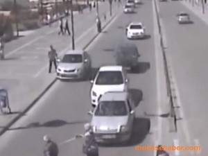 Nevsehir mobese kameraları trafik kaza goruntuleri